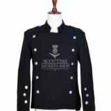Black Wool Montrose Doublet Jacket