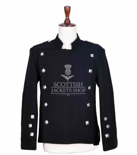 Black Wool Montrose Doublet Jacket