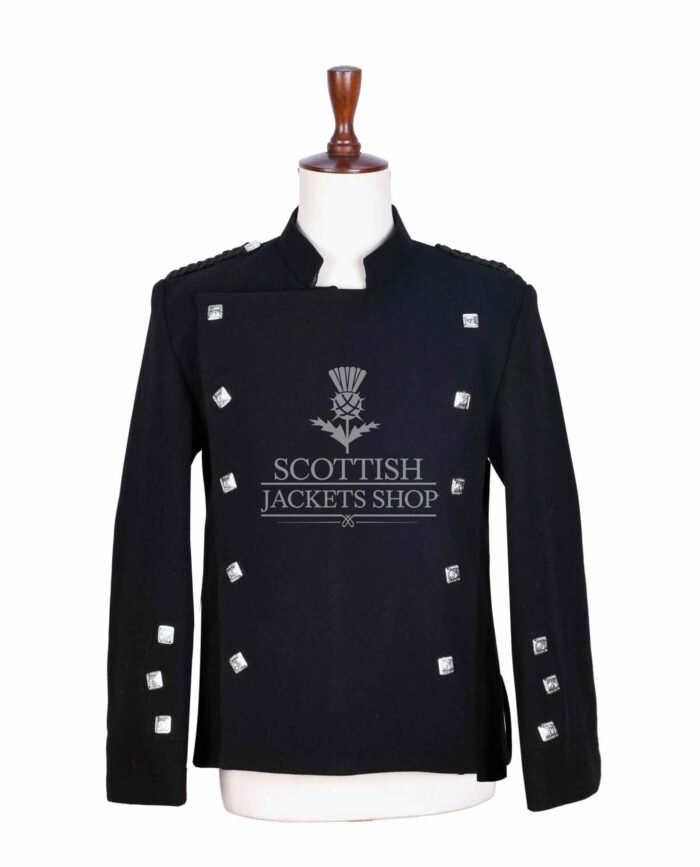 Black Wool Montrose Doublet Jacket