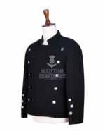 Black Wool Montrose Doublet Jacket