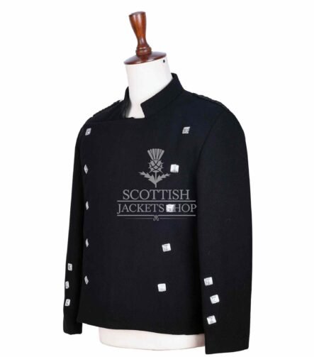 Black Wool Montrose Doublet Jacket