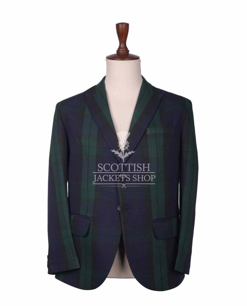 Black Watch Tartan Scottish Jacket