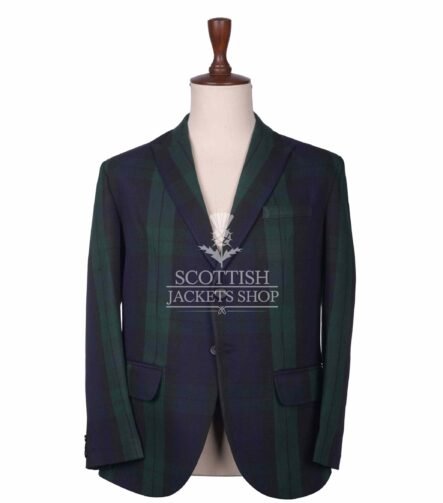 Black Watch Tartan Scottish Jacket