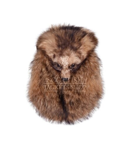 Full Mask Brown Coyote Sporran