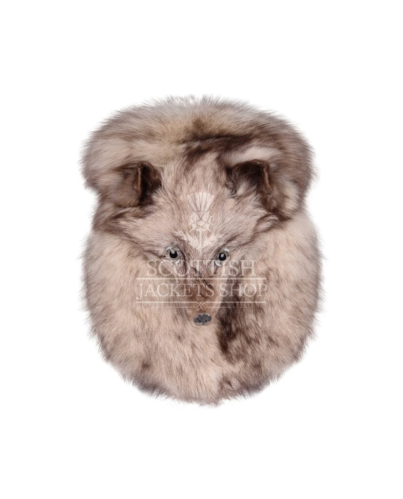 Full Mask Cream Coyote Sporran