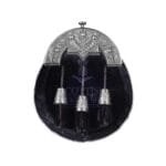 Black Seal Fur Antique Dress Sporran