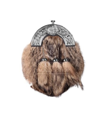 Coyote Fur Full Dress Sporran