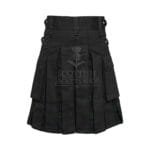 Black Watch Tartan Black Cotton Hybrid Utility Kilt