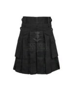 Black Watch Tartan Black Cotton Hybrid Utility Kilt