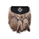 Thistle Featured Coyote Scottish Semi Dress Sporran