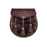 Brown Leather Seal Scottish Semi Dress Sporran
