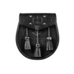 Black Seal Fur Scottish Semi Dress Sporran