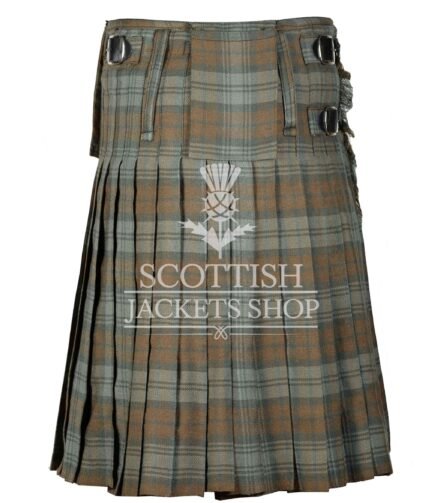 Black Watch Weathered Tartan 8 Yard Kilt