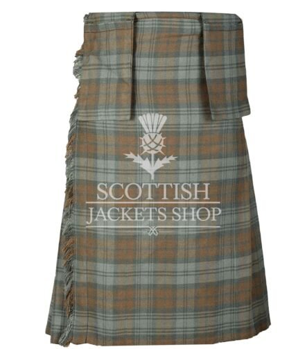 Black Watch Weathered Tartan 8 Yard Kilt
