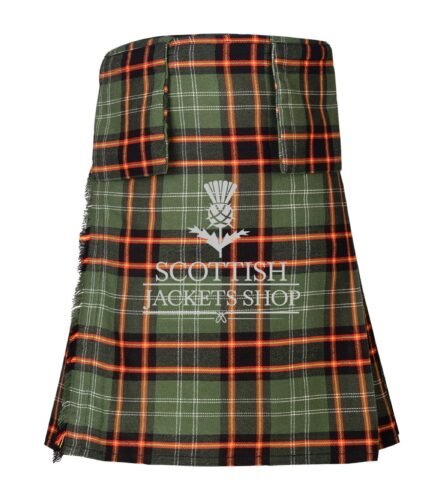 Bomb Squad Tartan 8 Yard Kilt with Detachable Pockets