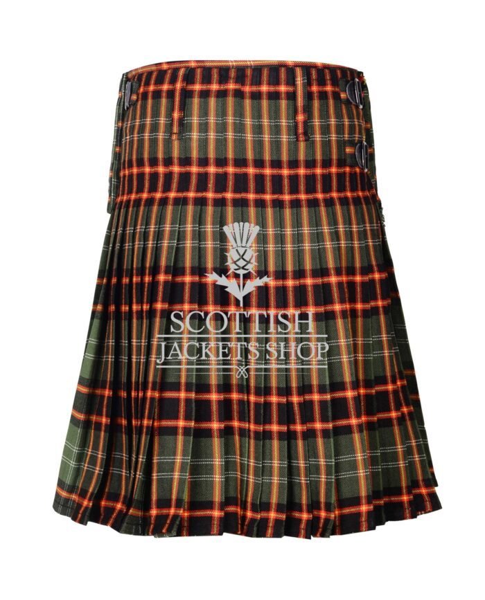 Bomb Squad Tartan 8 Yard Kilt with Detachable Pockets