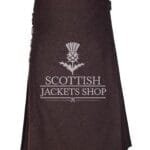 Brown Tweed 8 Yard Kilt