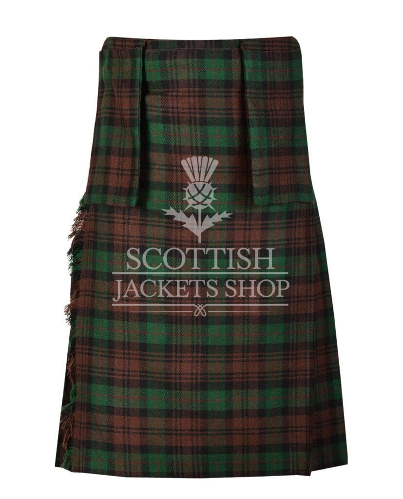 Brown Watch Tartan 8 Yard Kilt