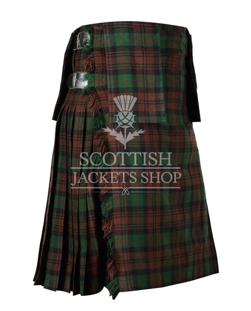 Brown Watch Tartan 8 Yard Kilt