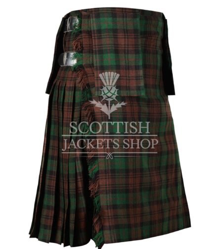 Brown Watch Tartan 8 Yard Kilt