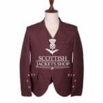 Burgundy Wool Crail Jacket