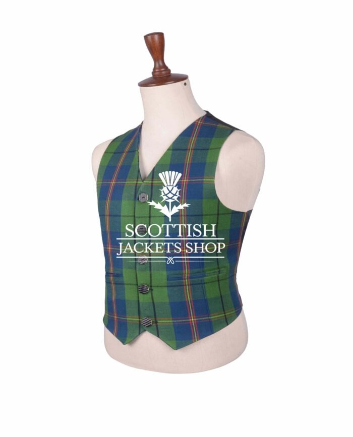 Carmichael Tartan Argyll Waistcoat
