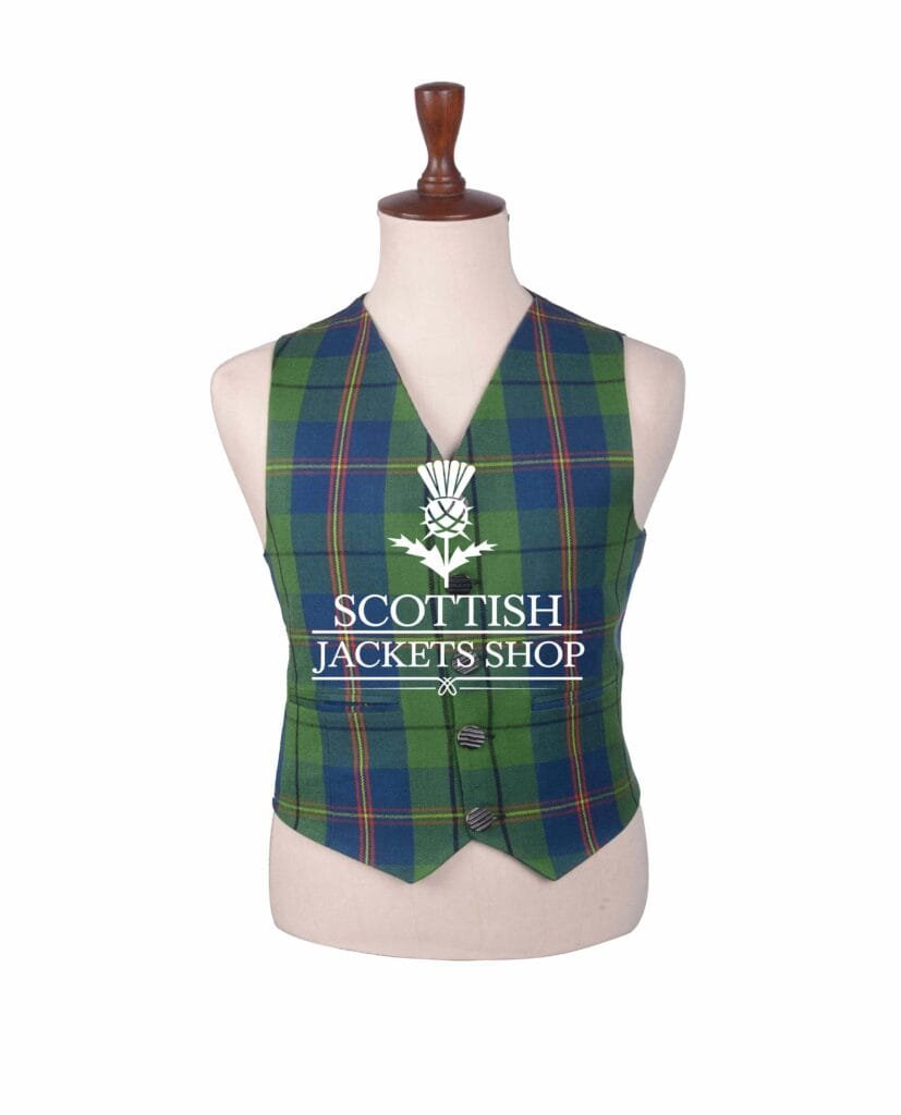 Carmichael Tartan Argyll Waistcoat