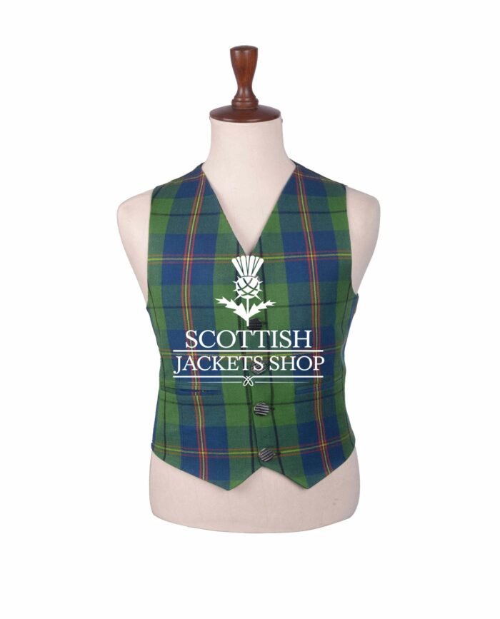 Carmichael Tartan Argyll Waistcoat