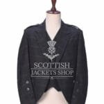 Charcoal Plaid Tweed Jacket