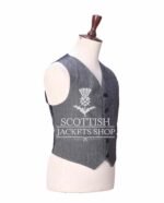 Gray Tweed 5 Buttons Argyll Waistcoat