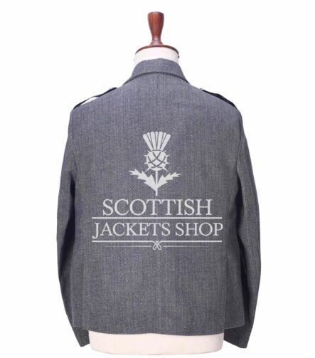 Gray Tweed Crail Jacket