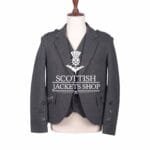 Gray Tweed Wool Argyll Jacket