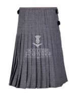Grey Tweed 8 Yard Kilt