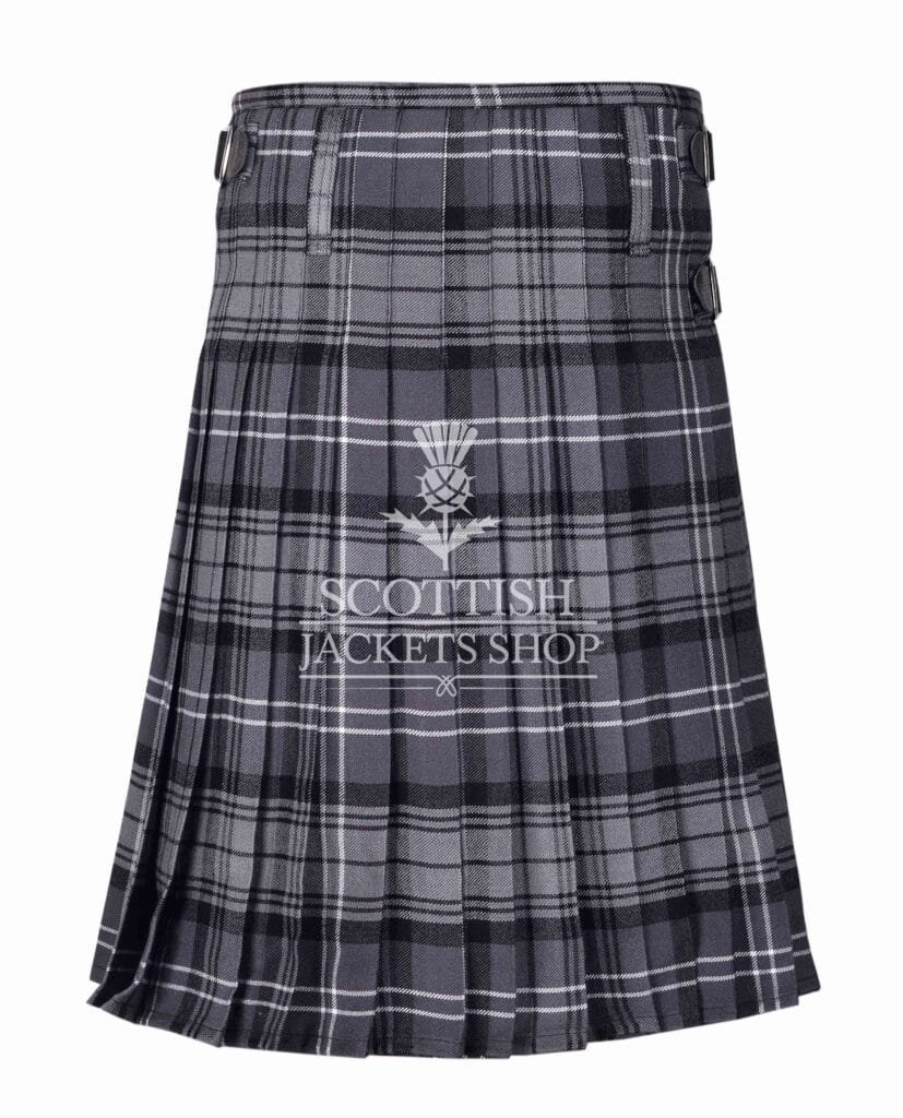 Hamilton Grey Tartan 8 Yard Kilt
