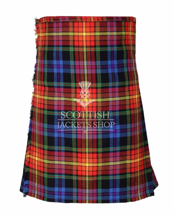 LGBTQ Pride Tartan 8 Yard Kilt