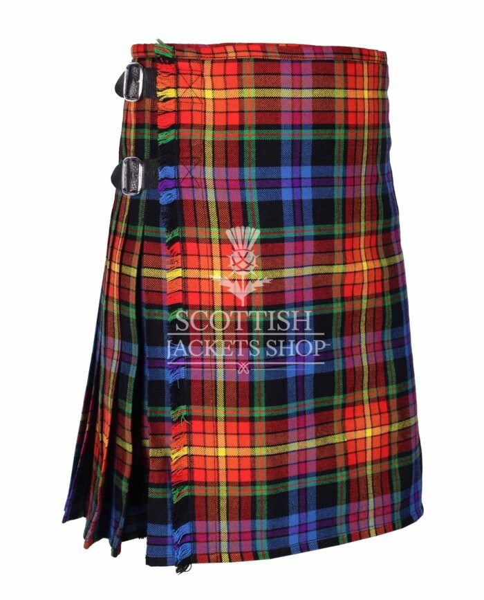 LGBTQ Pride Tartan 8 Yard Kilt