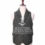 Lovat Green Tweed Utility Vest