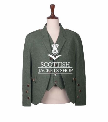 Lovat Green Wool Argyll Jacket