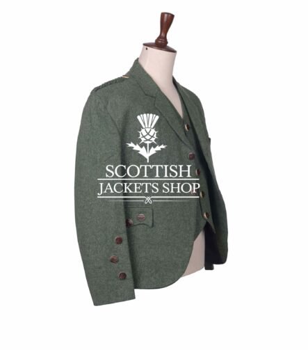Lovat Green Wool Argyll Jacket