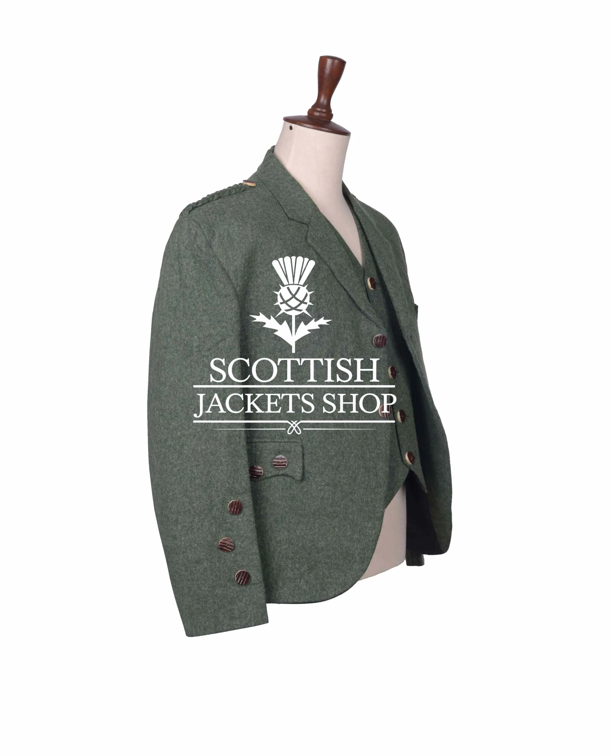 Lovat Green Wool Argyll Jacket