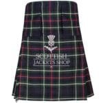 Mackenzie Tartan 8 Yard Kilt with Detachable Pockets