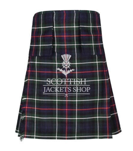 Mackenzie Tartan 8 Yard Kilt with Detachable Pockets