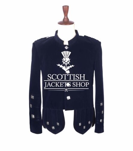 Rifle Green Velvet Kenmore Doublet Jacket