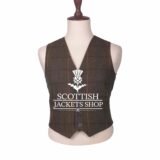 Scottish Tweed Wool Argyll Waistcoat