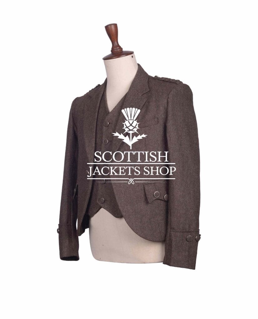 Scottish Tweed Wool Argyll Jacket