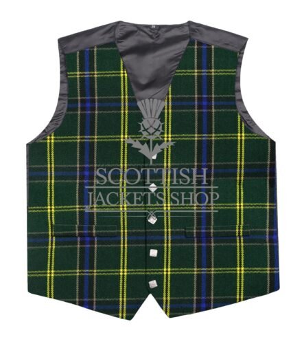 US Army 5 Buttons Argyll Waistcoat