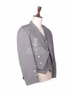 Gray Wool Prince Charlie Jacket