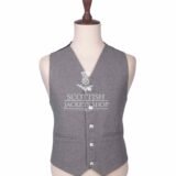 Gray Wool Prince Charlie Waistcoat