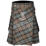 Black Watch Weathered Tartan Utility Kilt