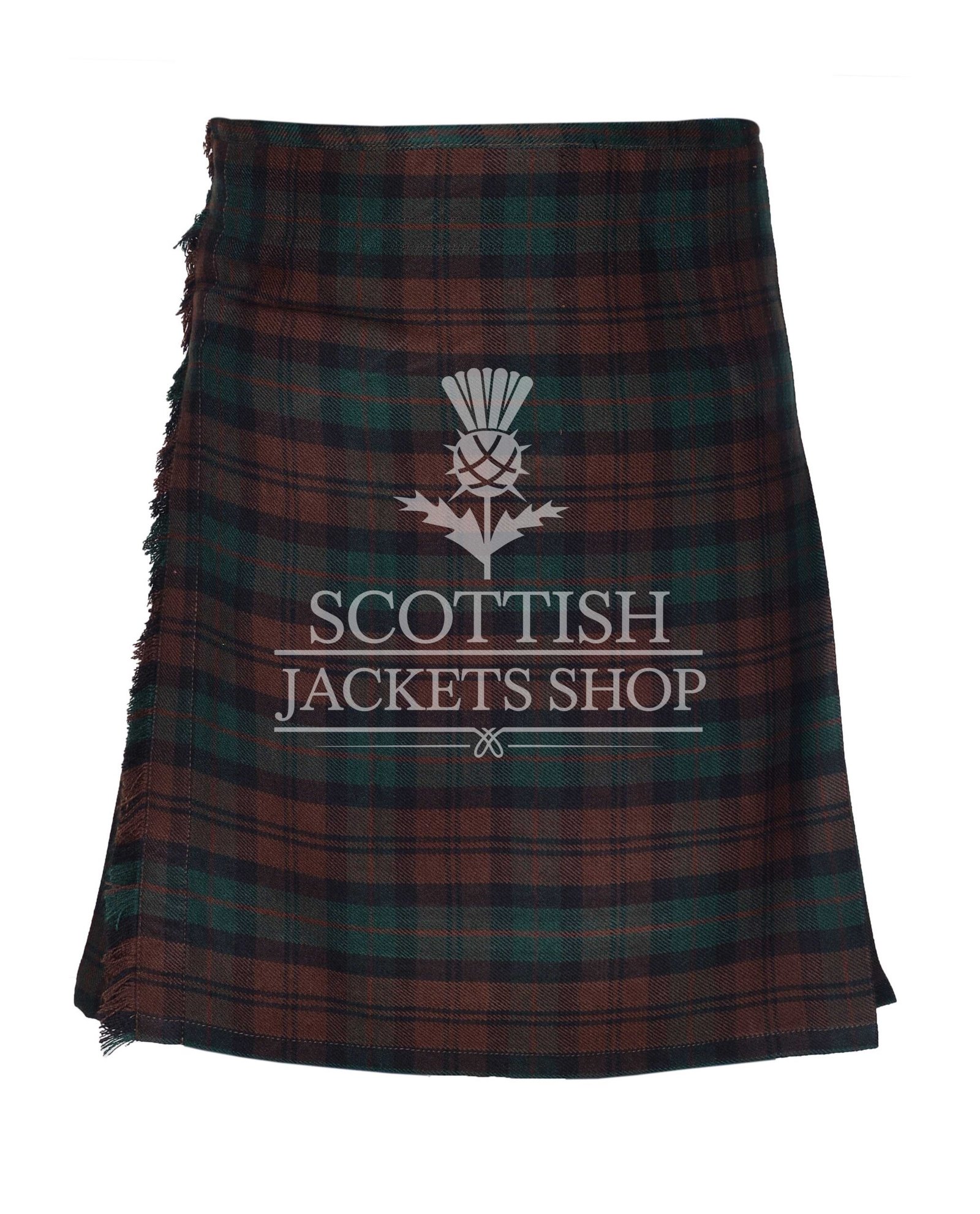Brown Watch Tartan 8 Yard Kilt (4)